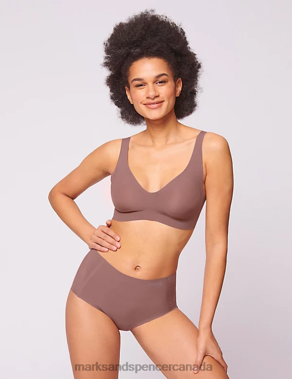 Unisex Brown Lingerie Marks & Spencer Zero Feel Maxi Full Briefs 20VTD4750 - Marks and Spencer outlet