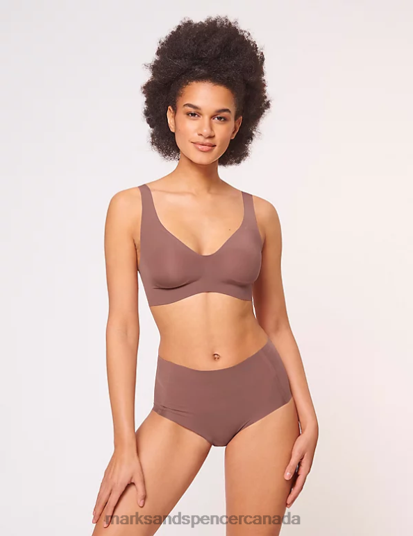 Unisex Brown Lingerie Marks & Spencer Zero Feel Maxi Full Briefs 20VTD4750 - Marks and Spencer outlet