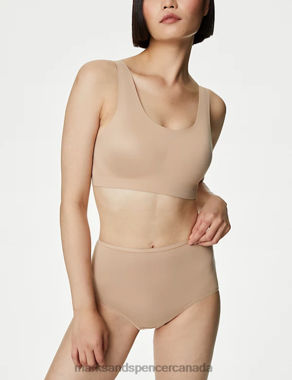 Unisex Rose Quartz Lingerie Marks & Spencer 5pk Cotton Modal Rich No VPL Full Briefs 20VTD4287 - Marks and Spencer Canada locations