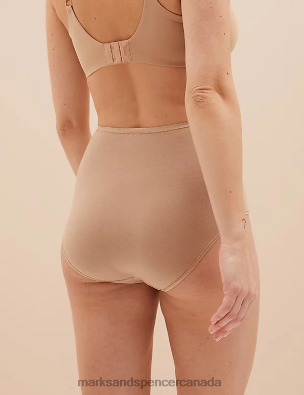 Unisex Rose Quartz Lingerie Marks & Spencer 5pk Cotton Modal Rich No VPL Full Briefs 20VTD4287 - Marks and Spencer Canada locations