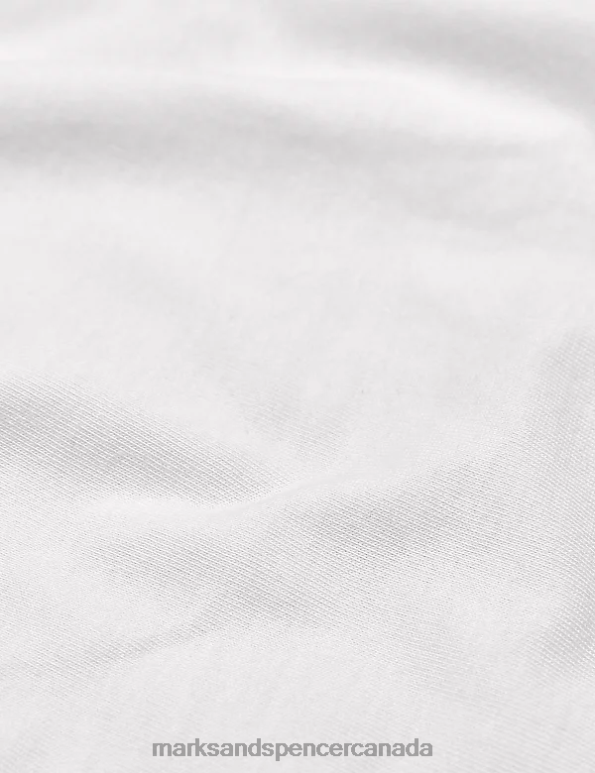 Marks and Spencer near me - Unisex White Lingerie Marks & Spencer 5pk Cotton Lycra Full Briefs 20VTD3729