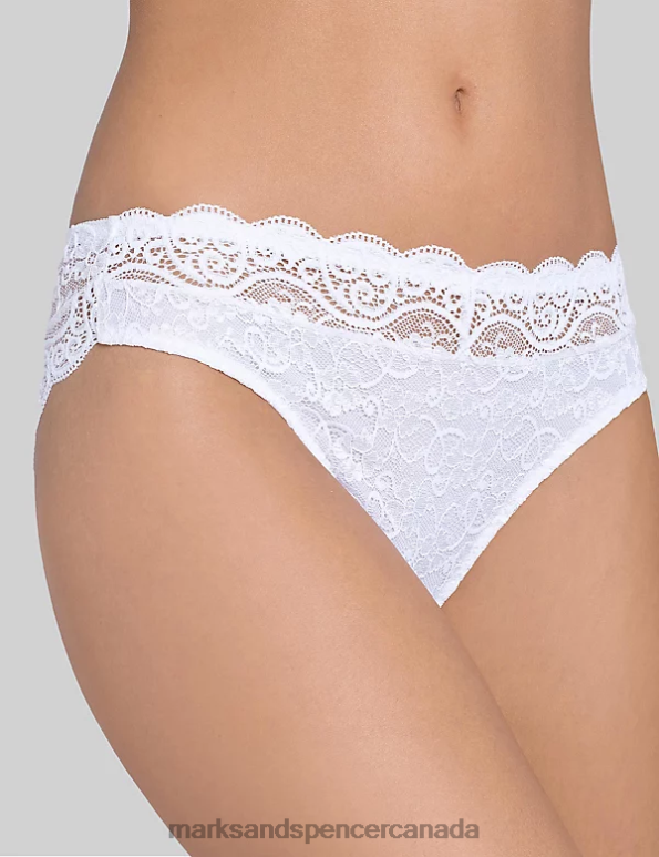 Marks and Spencer near me - Unisex White Lingerie Marks & Spencer Amourette 300 Magic Wire Tai Briefs 20VTD4305
