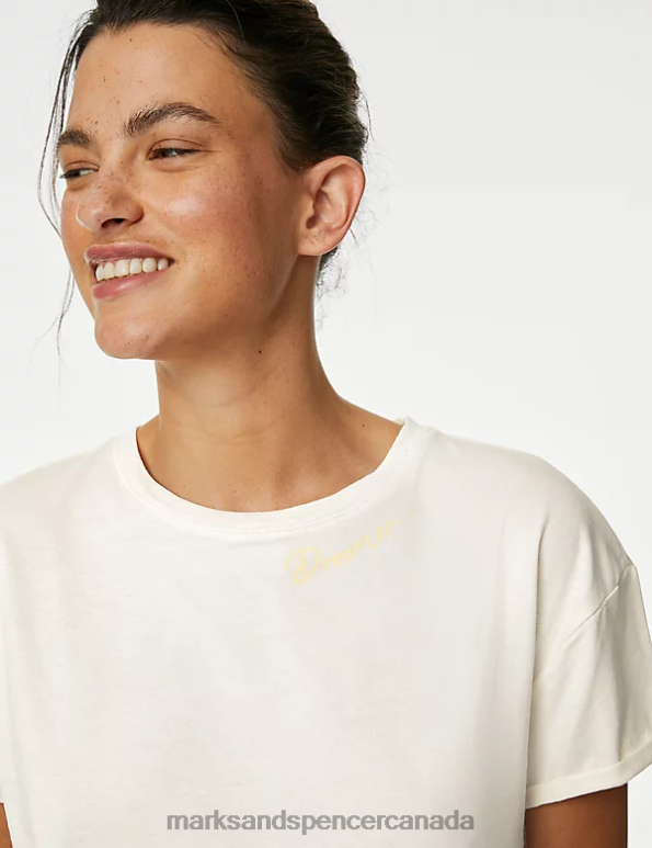 Marks and Spencer near me - Unisex Banana Lingerie Marks & Spencer Pure Cotton Palm Print Shortie Set 20VTD3493