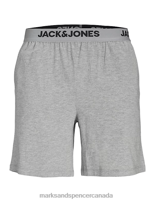 Unisex Navy Lingerie Marks & Spencer Cotton Rich Printed Pyjama Set 20VTD7211 - Marks and Spencer Canada locations