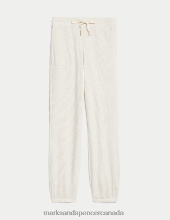 Marks and Spencer sale - Unisex Oatmeal Lingerie Marks & Spencer Cosy Lounge Waffle Joggers 20VTD3532