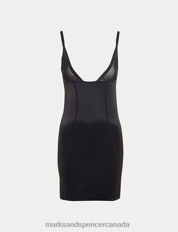 Unisex Black Lingerie Marks & Spencer Body Define Firm Control Shaping Slip 20VTD4090 - Marks and Spencer online