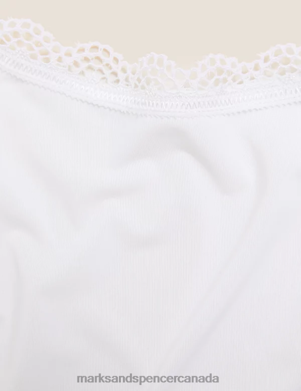 Unisex White Lingerie Marks & Spencer Cool Comfort Full Slip 20VTD4206 - Marks and Spencer Canada locations