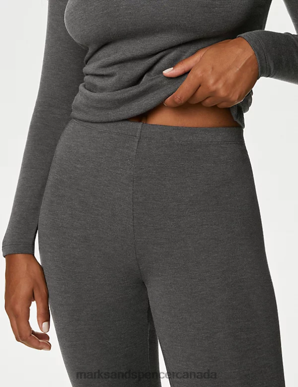 Unisex Charcoal Lingerie Marks & Spencer Heatgen Plus Thermal Leggings 20VTD4609 - Marks and Spencer Canada locations