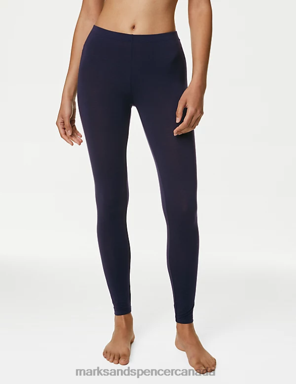 Marks and Spencer Canada - Unisex Navy Mix Lingerie Marks & Spencer 2pk Heatgen Thermal Leggings 20VTD4665