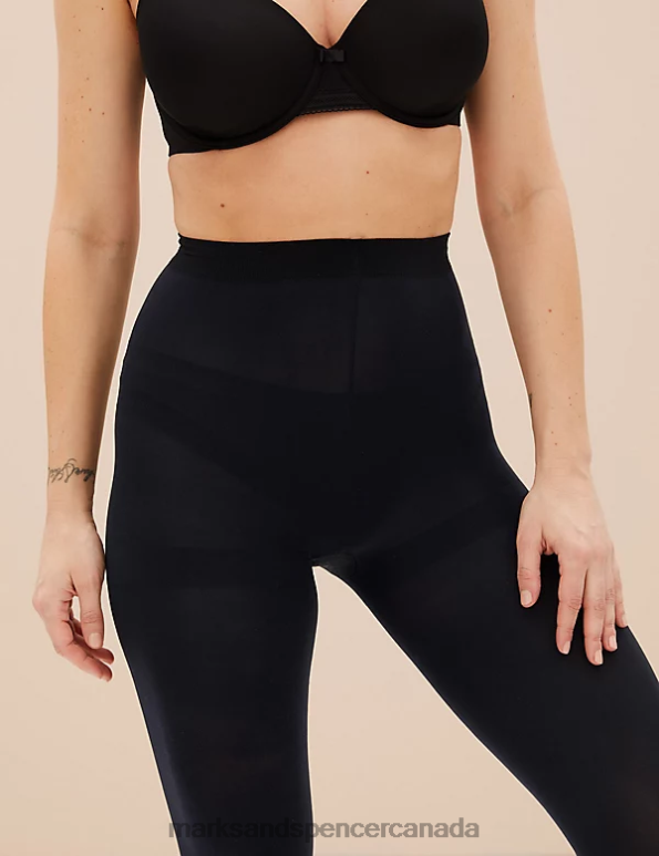 Unisex Navy Lingerie Marks & Spencer 3pk 60 Denier Body Sensor Tights 20VTD5020 - Marks and Spencer Canada locations
