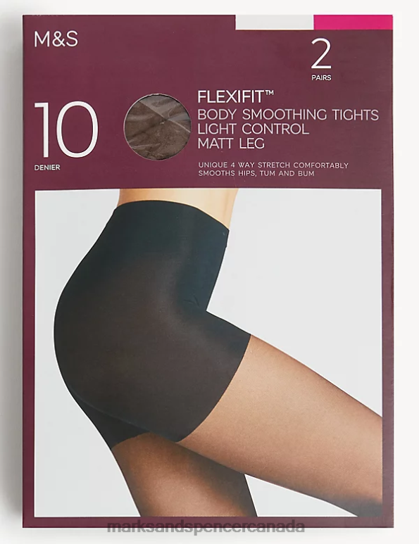 Marks and Spencer sale - Unisex Rose Quartz Lingerie Marks & Spencer 2pk Flexifit 10 Denier Light Control Sheer Tights 20VTD4455