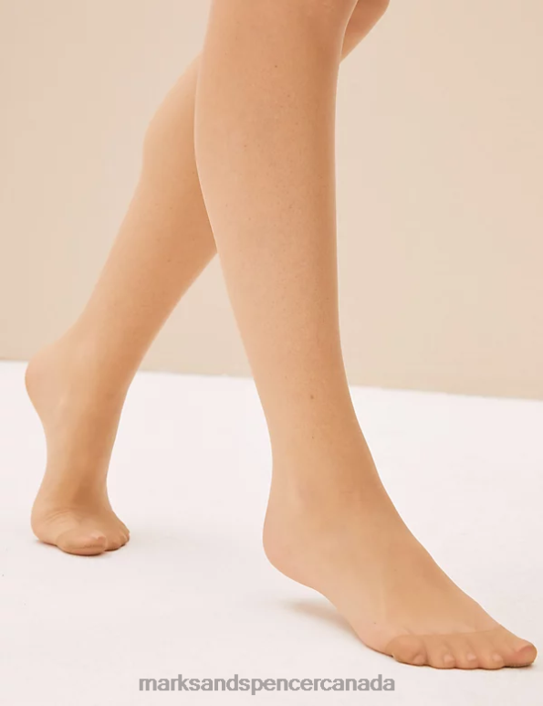 Marks and Spencer Canada - Unisex Rose Quartz Lingerie Marks & Spencer 3pk 10 Denier Energising Sheer Tights 20VTD4684