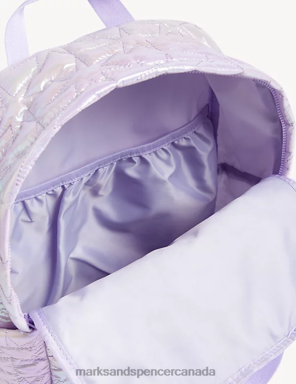 Kids Multi Accessories Marks & Spencer Shiny Star Quilted School Backpack 20VTD8840 - Marks and Spencer outlet