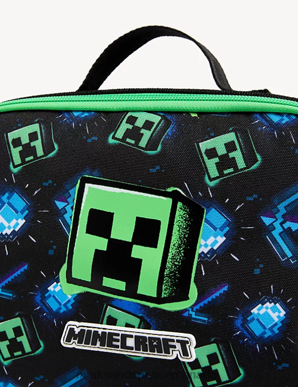 Marks and Spencer sale - Kids Black Accessories Marks & Spencer Minecraft Lightweight Lunch Box 20VTD7868
