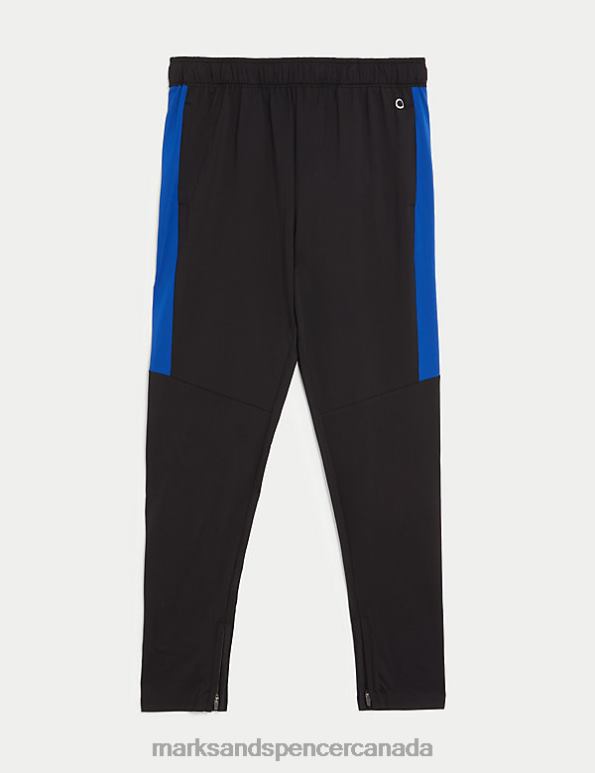 Kids Black Mix Clothing Marks & Spencer Cotton Rich Sports Joggers 20VTD8006 - Marks and Spencer outlet