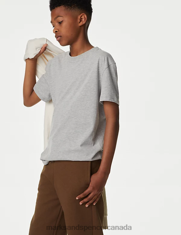 Marks and Spencer near me - Kids Dark Brown Clothing Marks & Spencer Cotton Rich Joggers 20VTD8766