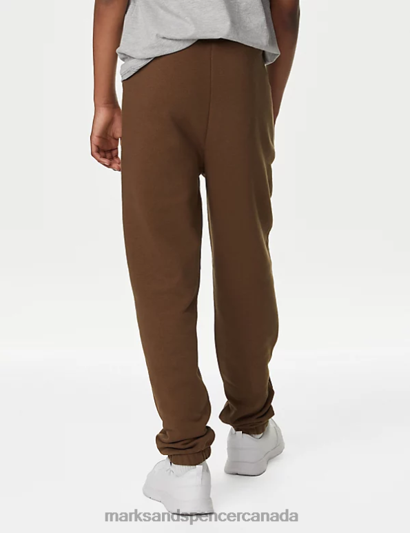 Marks and Spencer near me - Kids Dark Brown Clothing Marks & Spencer Cotton Rich Joggers 20VTD8766