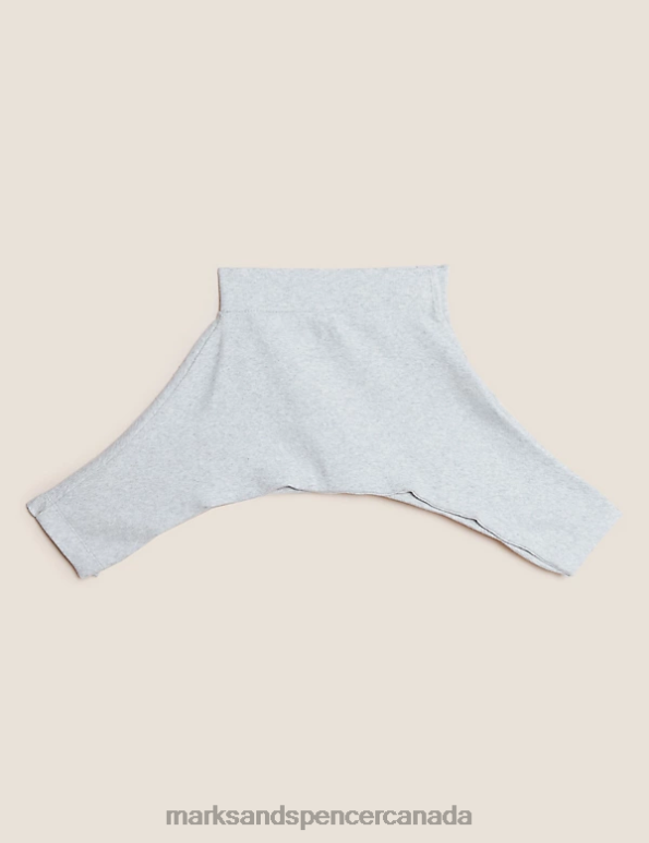 Marks and Spencer sale - Kids Grey Mix Clothing Marks & Spencer 2pk Hip Dysplasia Cotton Joggers 20VTD7472