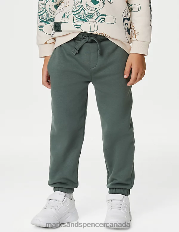Kids Multi Clothing Marks & Spencer 3pk Cotton Rich Joggers 20VTD7871 - Marks and Spencer outlet
