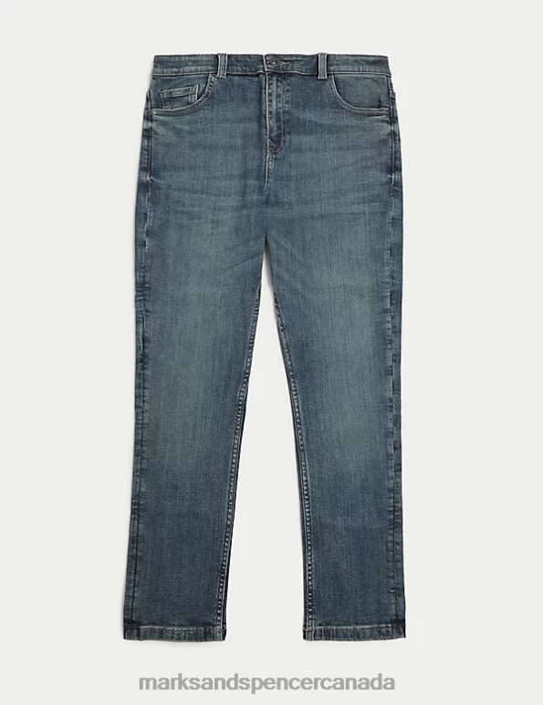 Kids Tint Clothing Marks & Spencer The Jones Straight Fit Cotton with Stretch Jeans 20VTD8451 - Marks and Spencer online