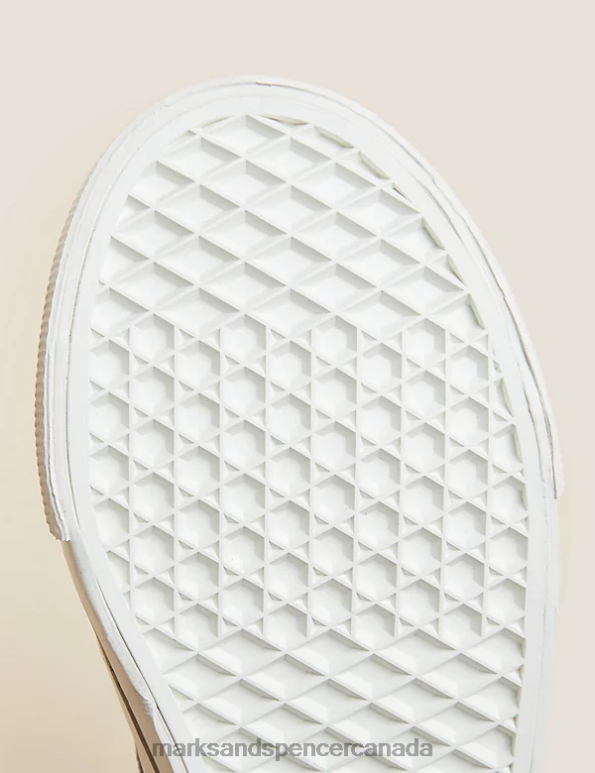 Marks and Spencer near me - Kids Black Footwear Marks & Spencer Freshfeet Riptape High Tops 20VTD8407