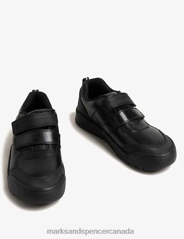 Kids Black Footwear Marks & Spencer Leather Freshfeet School Shoes 20VTD8413 - Marks and Spencer Canada locations