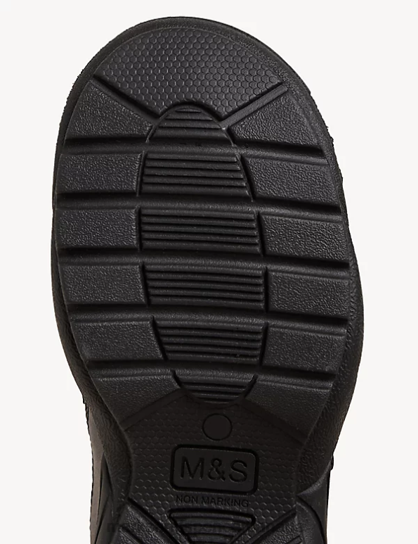 Marks and Spencer Canada - Kids Black Footwear Marks & Spencer Leather Freshfeet School Shoes 20VTD8664