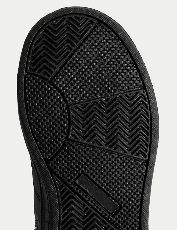 Kids Black Footwear Marks & Spencer Riptape High Top Trainers 20VTD8195 - Marks and Spencer outlet