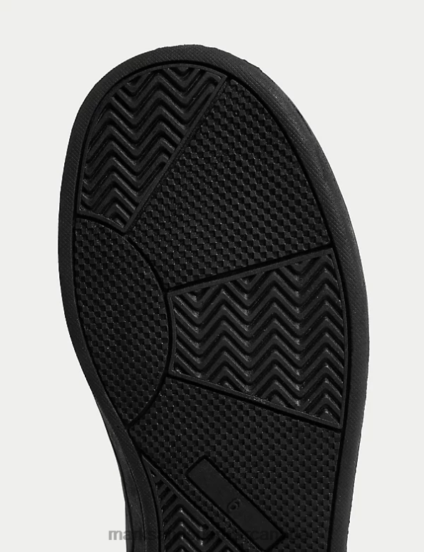 Kids Black Footwear Marks & Spencer Riptape High Top Trainers 20VTD8209 - Marks and Spencer Canada locations