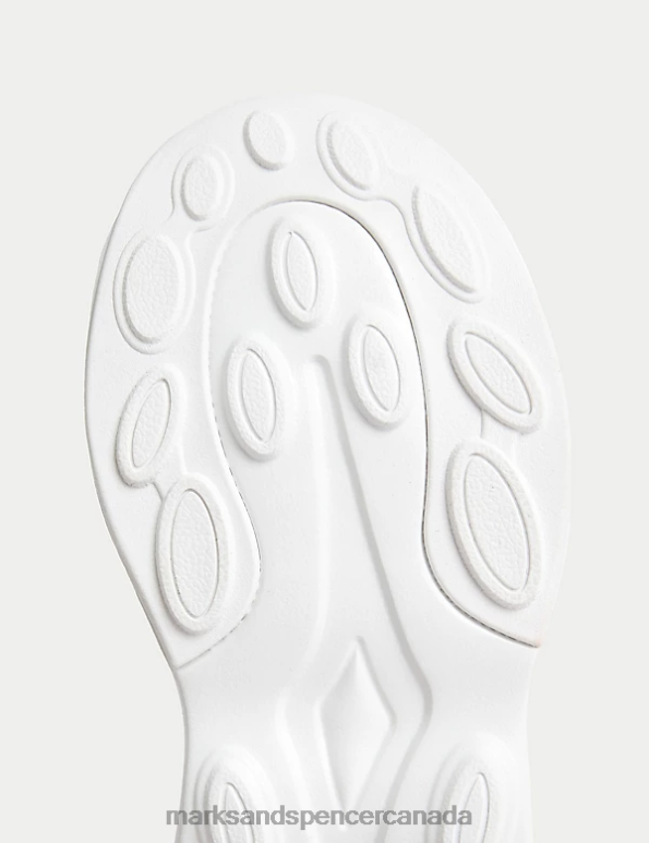 Marks and Spencer Canada - Kids Green Mix Footwear Marks & Spencer Riptape Sport Trainers 20VTD8214