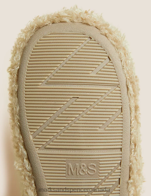 Marks and Spencer sale - Kids Light Brown Footwear Marks & Spencer Spencer Bear Slippers 20VTD8364