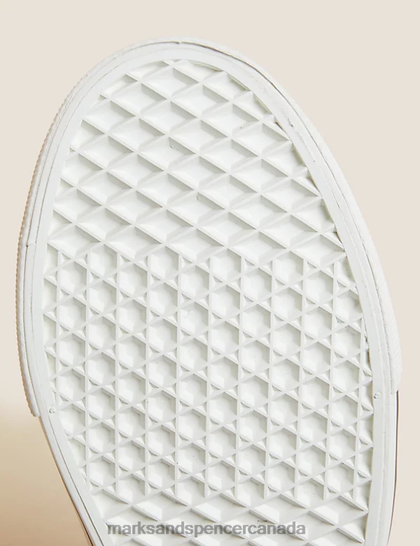 Marks and Spencer near me - Kids Navy Footwear Marks & Spencer Freshfeet Riptape High Tops 20VTD8521