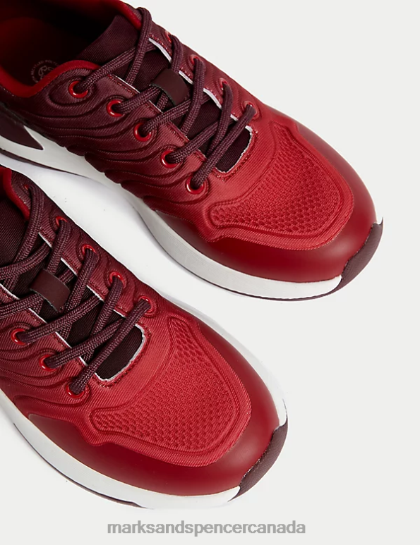 Kids Red Mix Footwear Marks & Spencer Sport Trainers 20VTD8124 - Marks and Spencer Canada locations