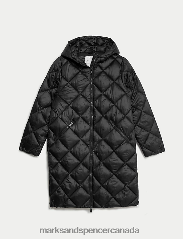 Marks and Spencer sale - Clothing 20VTD9335 Black Kids Marks & Spencer Stormwear Quilted Padded Coat