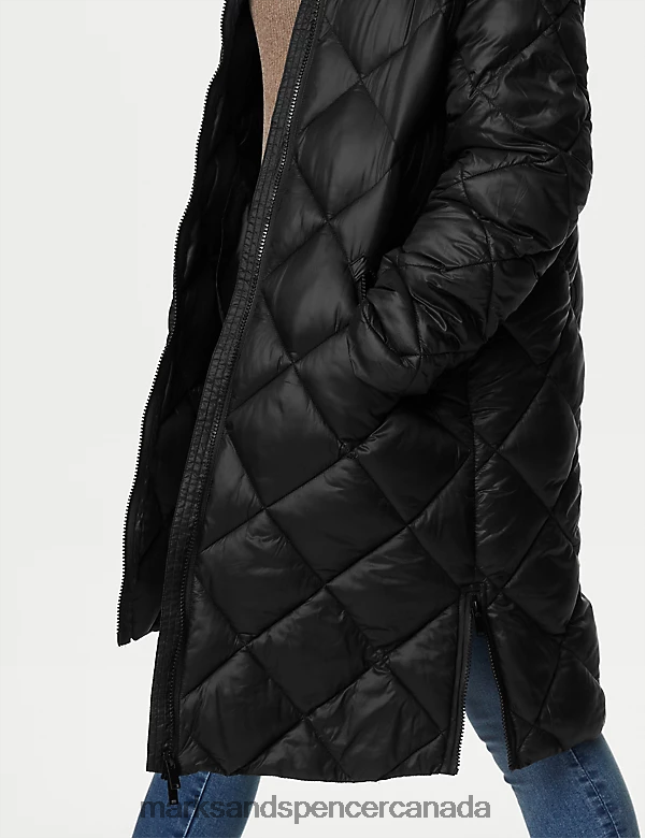 Marks and Spencer sale - Clothing 20VTD9335 Black Kids Marks & Spencer Stormwear Quilted Padded Coat