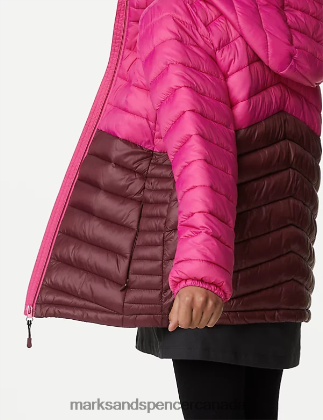 Marks and Spencer Canada - Clothing 20VTD9450 Pink Mix Kids Marks & Spencer Stormwear Lightweight Padded Coat