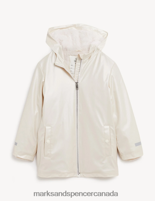 Clothing 20VTD9516 Cream Kids Marks & Spencer Stormwear Metallic Fisherman Coat - Marks and Spencer online