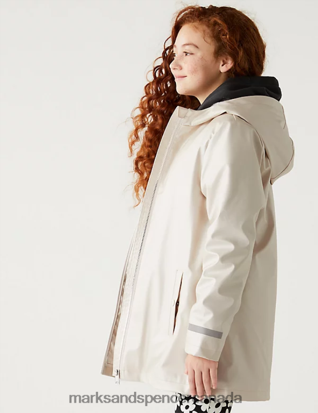 Clothing 20VTD9516 Cream Kids Marks & Spencer Stormwear Metallic Fisherman Coat - Marks and Spencer online