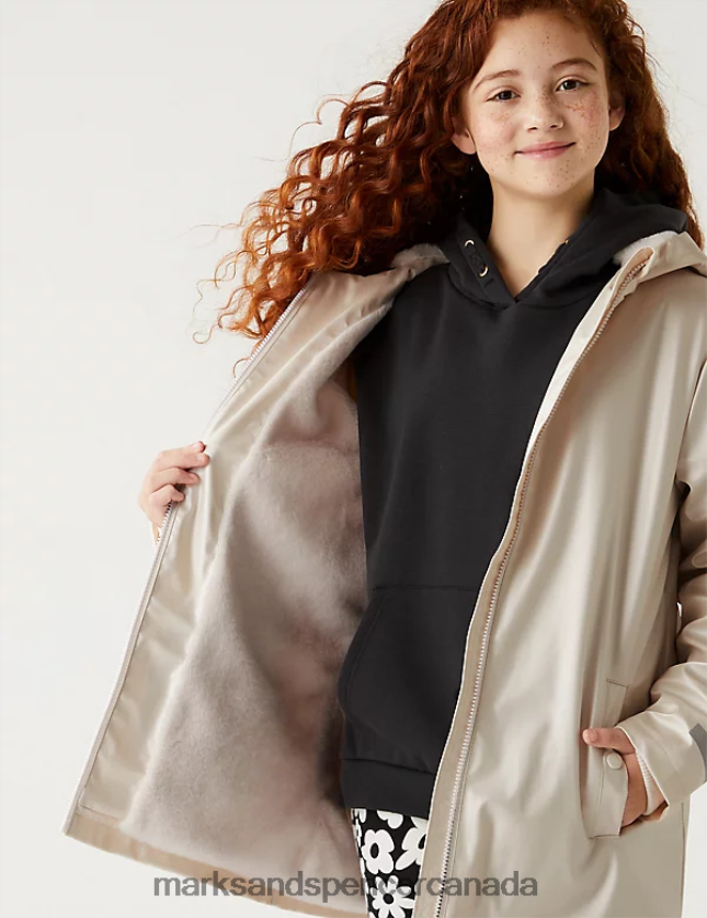 Clothing 20VTD9516 Cream Kids Marks & Spencer Stormwear Metallic Fisherman Coat - Marks and Spencer online