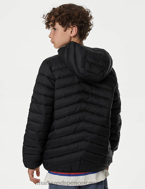 Marks and Spencer sale - Kids Black Clothing Marks & Spencer Stormwear Lightweight Padded Jacket 20VTD8257