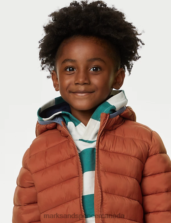 Kids Copper Clothing Marks & Spencer Stormwear Lightweight Padded Jacket 20VTD8168 - Marks and Spencer online