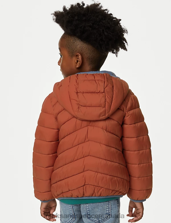 Kids Copper Clothing Marks & Spencer Stormwear Lightweight Padded Jacket 20VTD8168 - Marks and Spencer online