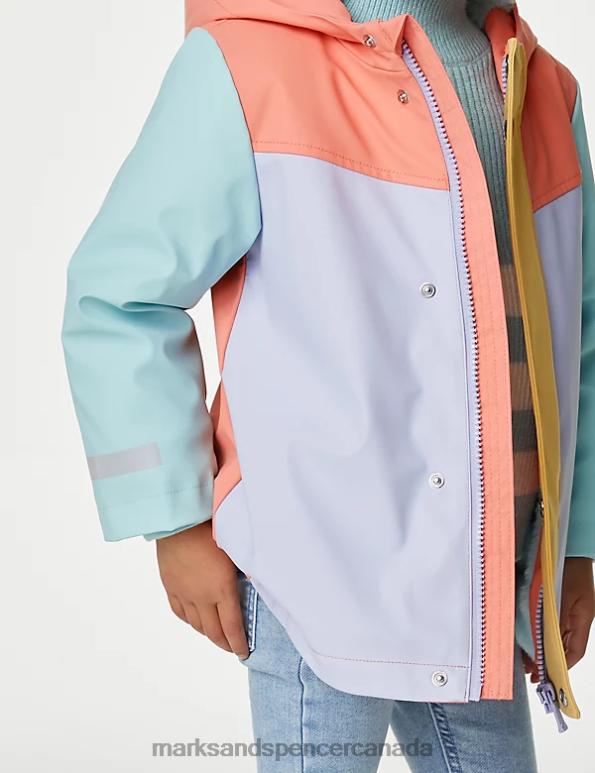 Kids Multi Clothing Marks & Spencer Stormwear Hooded Fisherman Coat 20VTD8903 - Marks and Spencer online