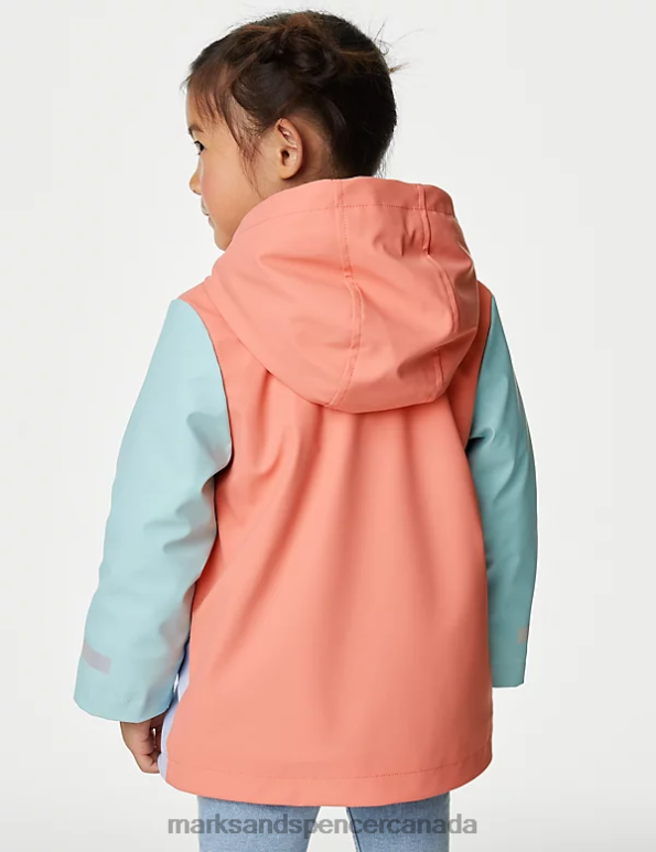 Kids Multi Clothing Marks & Spencer Stormwear Hooded Fisherman Coat 20VTD8903 - Marks and Spencer online