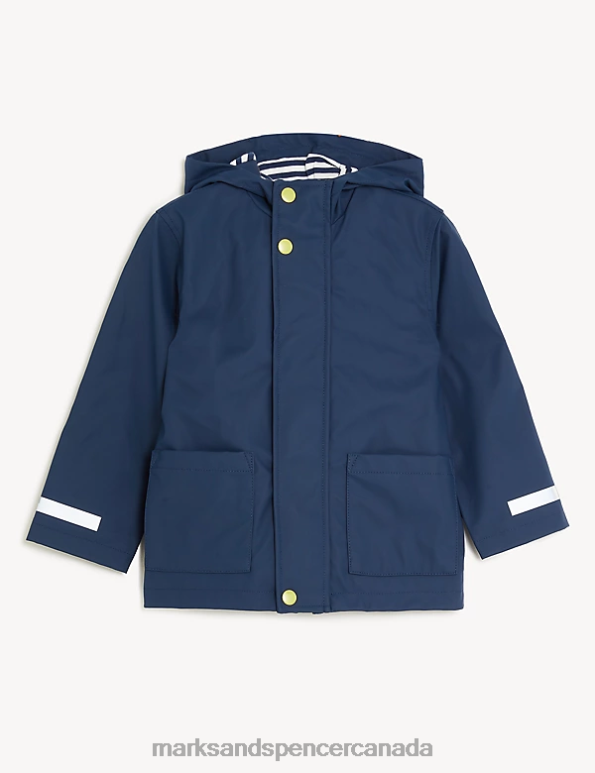 Kids Navy Clothing Marks & Spencer Stormwear Fisherman Coat 20VTD8277 - Marks and Spencer outlet