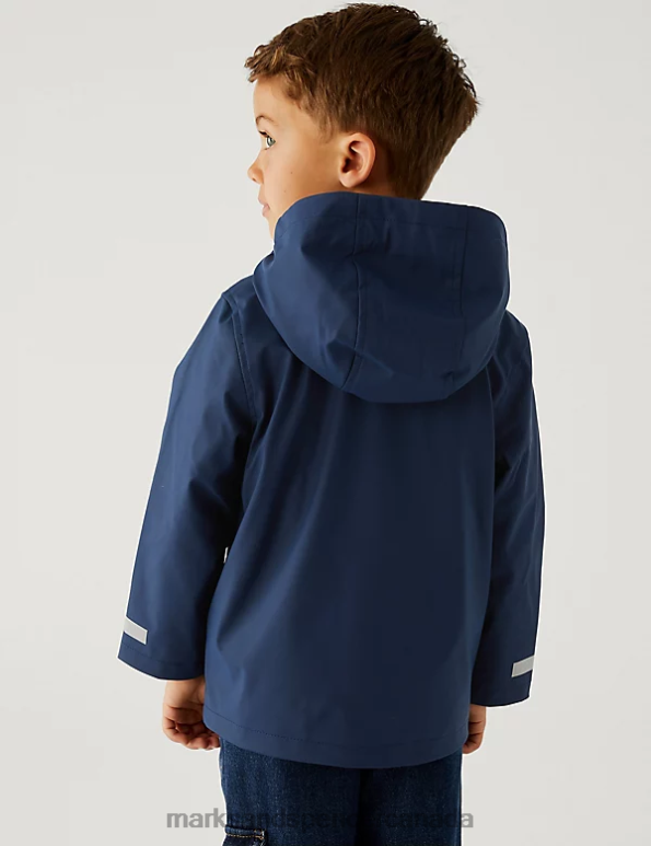 Kids Navy Clothing Marks & Spencer Stormwear Fisherman Coat 20VTD8277 - Marks and Spencer outlet