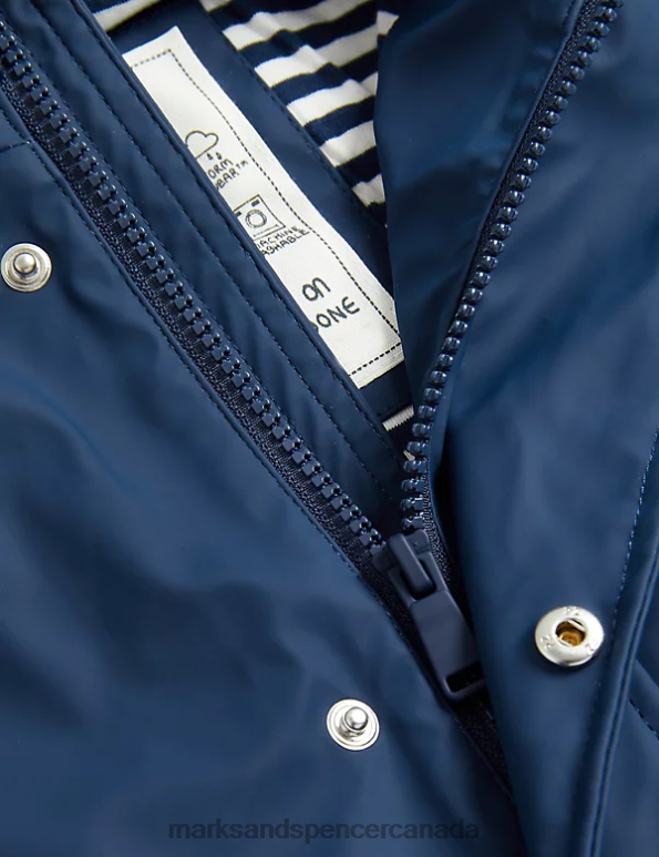 Kids Navy Clothing Marks & Spencer Stormwear Fisherman Coat 20VTD8277 - Marks and Spencer outlet