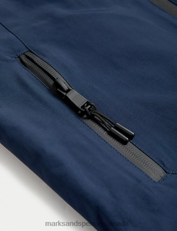 Marks and Spencer near me - Kids Navy Clothing Marks & Spencer Stormwear Hooded Anorak 20VTD8118