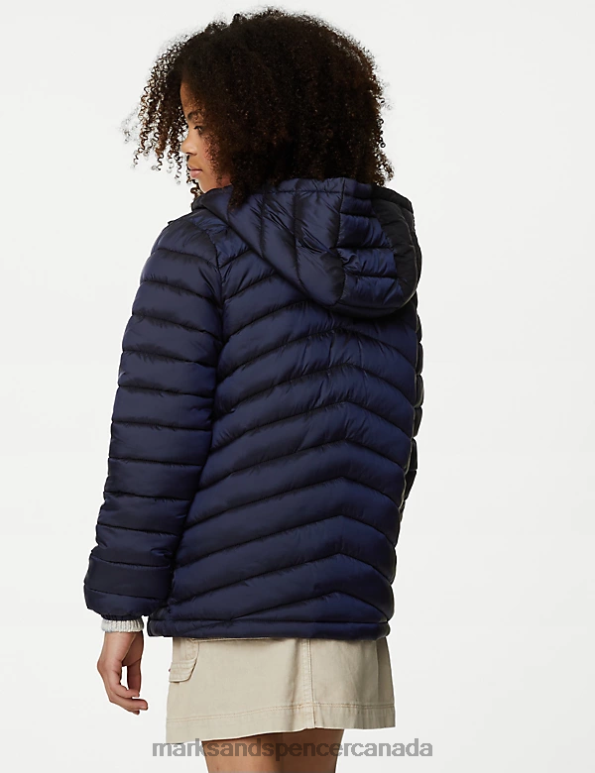 Kids Navy Clothing Marks & Spencer Stormwear Lightweight Padded Coat 20VTD8988 - Marks and Spencer Canada locations