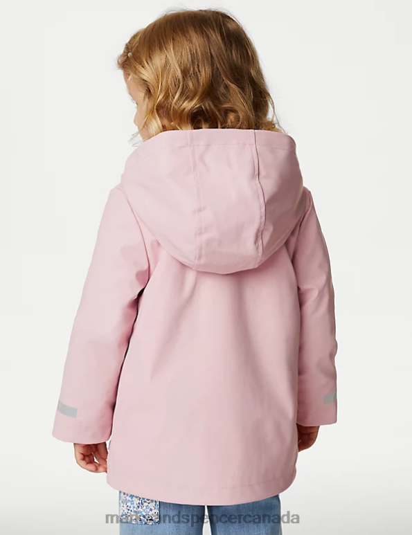 Marks and Spencer Canada - Kids Pink Clothing Marks & Spencer Stormwear Hooded Fisherman Coat 20VTD8852